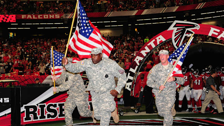 Falcons, Jets respond to military sponsorship reports