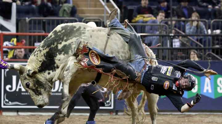 Not even helmets help pro bull riders stave off concussions
