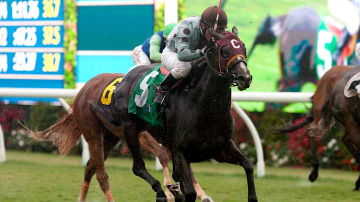 Prize Exhibit wins San Clemente Handicap at Del Mar