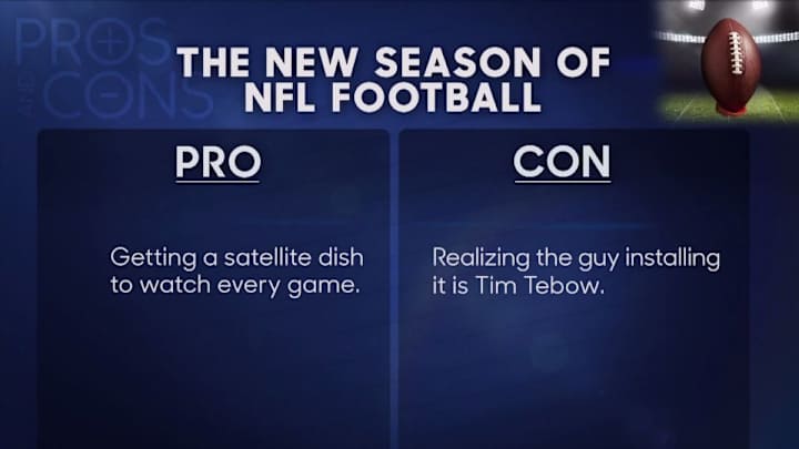 Jimmy Fallon weighs the pros and cons of new NFL season