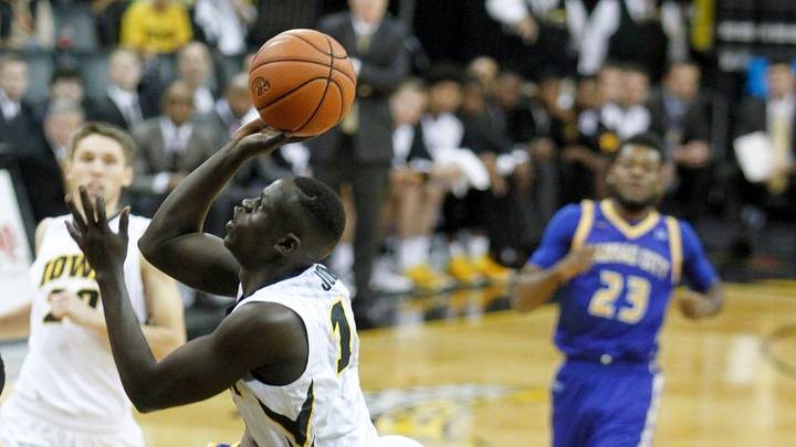 Iowa trounces UMKC 95-75 Iowa trounces UMKC 95-75