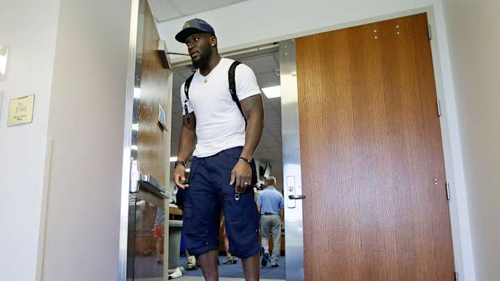 Players zipping around locker room on latest must-have craze