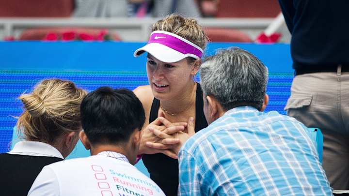 Bouchard retires from opening match at China Open