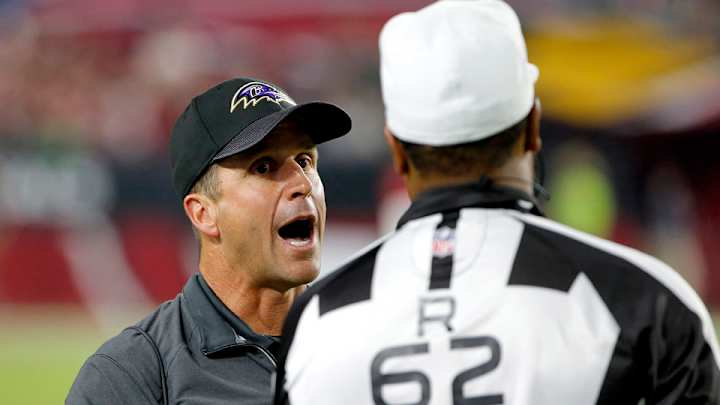 John Harbaugh says Ravens coaches’ headsets failed vs. Cardinals