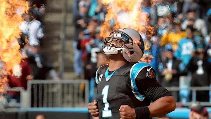 Watch: Cam Newton tosses five touchdown passes vs. Redskins