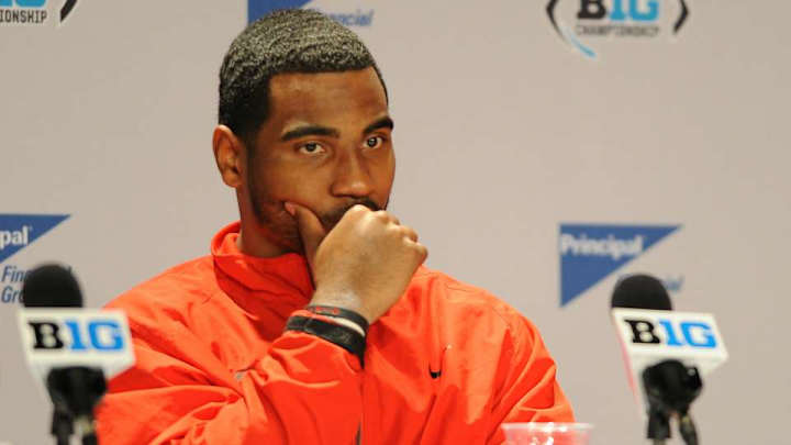 Braxton Miller is being followed around Ohio State by a drone Braxton Miller is being followed around Ohio State by a drone