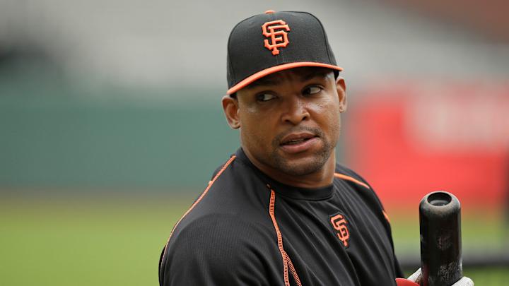 Giants decline options on outfielders Nori Aoki and Marlon Byrd