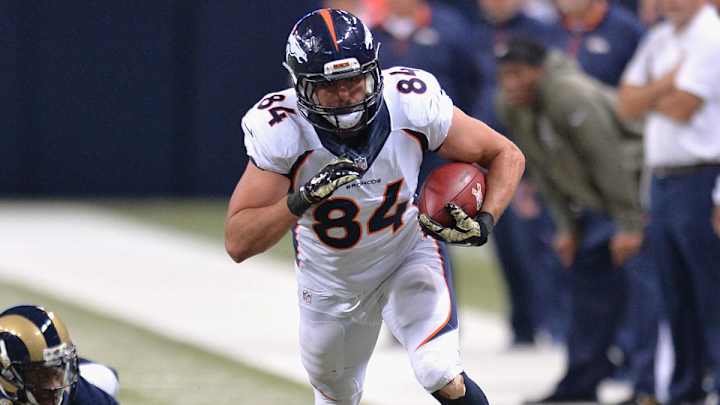 Falcons sign former Broncos TE Jacob Tamme