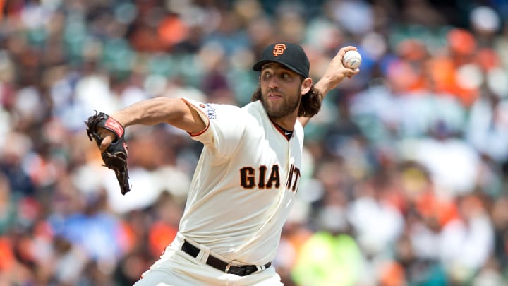 Watch: Madison Bumgarner hits home run off Clayton Kershaw