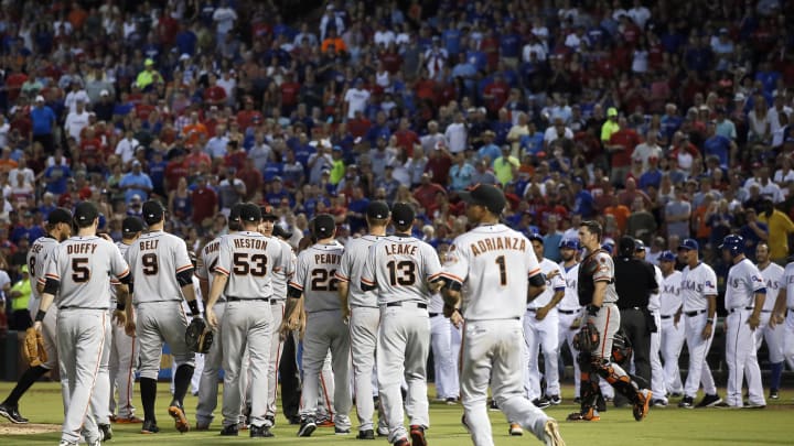 Early homers for Rangers in 6-3 win over Giants, Bumgarner Early homers for Rangers in 6-3 win over Giants, Bumgarner