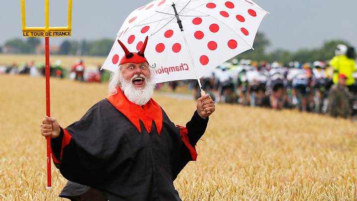 Fans from the 2015 Tour de France