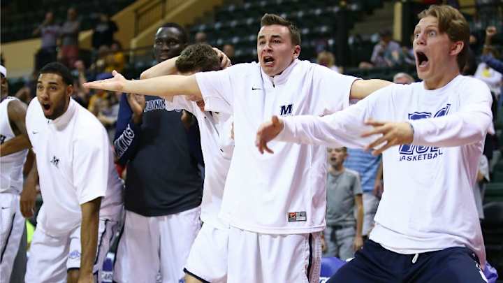 Monmouth’s bench has some must-see celebrations Monmouth’s bench has some must-see celebrations