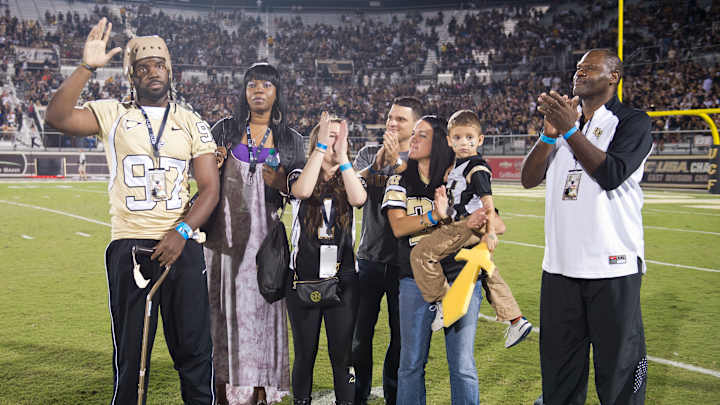 Former UCF football player walks at graduation three years after stroke Former UCF football player walks at graduation three years after stroke