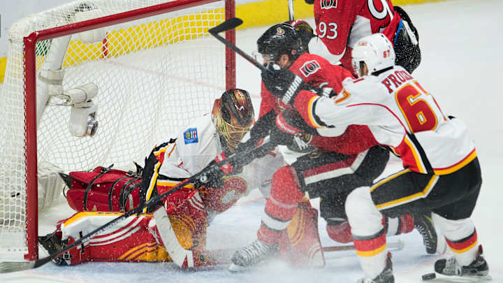 Zibanejad gets winner in SO to lift Senators past Flames Zibanejad gets winner in SO to lift Senators past Flames