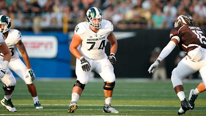 Michigan State LT Jack Conklin (knee) out vs. Purdue