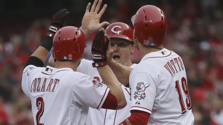Votto hits 3 homers, Reds get 5 in all to beat Phillies 11-2