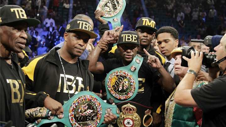 Floyd Mayweather may be stripped of WBO belt won from Manny Pacquiao Floyd Mayweather may be stripped of WBO belt won from Manny Pacquiao
