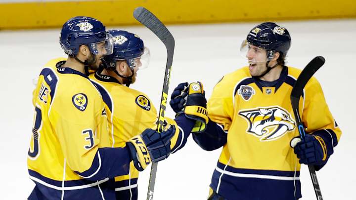 Neal scores twice and Predators beat Rangers 5-3 Neal scores twice and Predators beat Rangers 5-3