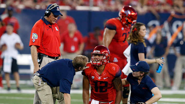 Arizona's Solomon out against Bruins after shot to the head Arizona's Solomon out against Bruins after shot to the head
