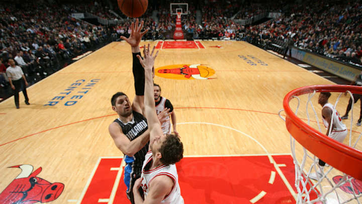 Video: Nikola Vucevic sends Pau Gasol hurtling to floor with monster dunk