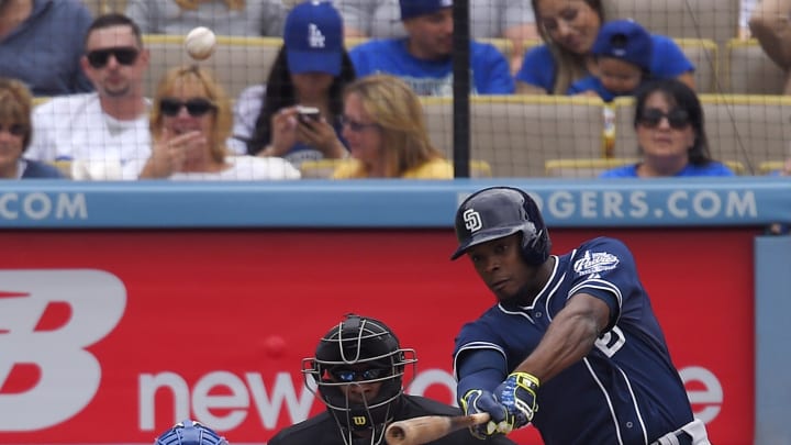 Justin Upton's slam, 6 RBIs lead Shields, Pads over Dodgers