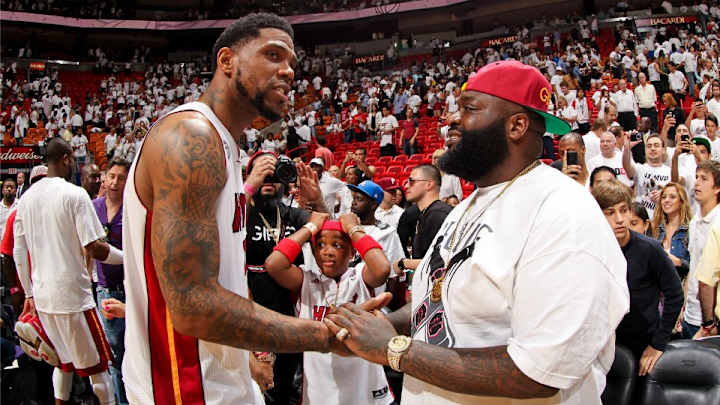 Rick Ross shows his dedication to the Heat with a face tattoo