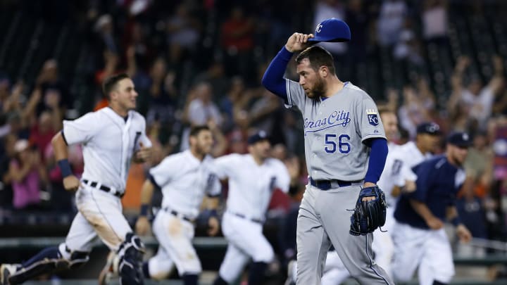 Royals reliever Holland (elbow) out for rest of season