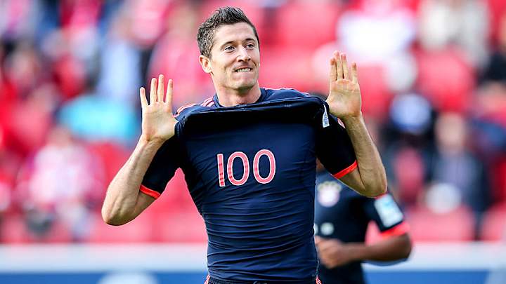 Robert Lewandowski scores twice as Bayern Munich defeats Mainz Robert Lewandowski scores twice as Bayern Munich defeats Mainz