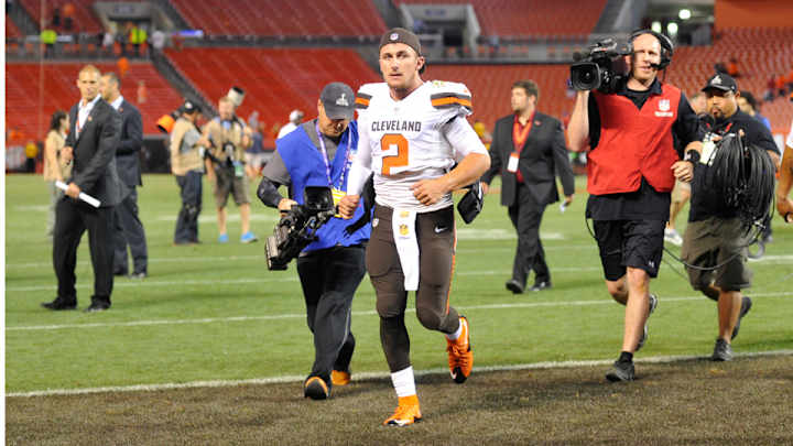 Browns QB Johnny Manziel (elbow) likely to sit out Saturday Browns QB Johnny Manziel (elbow) likely to sit out Saturday
