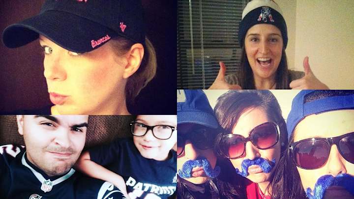 Celebrating NFL Fan Style