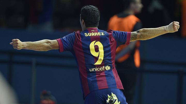 Watch: Luis Suarez scores for Barcelona in Champions League final