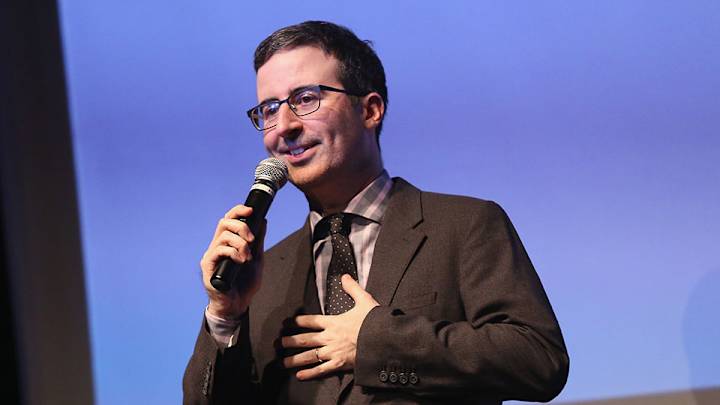 Watch John Oliver celebrate Sepp Blatter's resignation Watch John Oliver celebrate Sepp Blatter's resignation