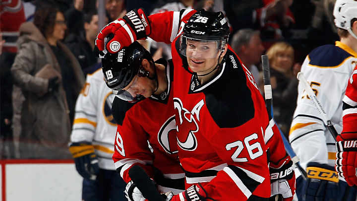 Devils veteran Patrik Elias reaches 1,000th career point against Sabres Devils veteran Patrik Elias reaches 1,000th career point against Sabres