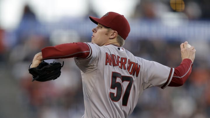 Anderson pitches Diamondbacks past Bumgarner, Giants 1-0