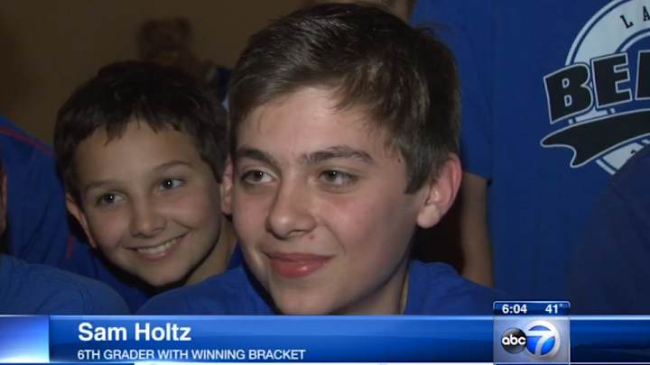 A 12-year-old kid had the best NCAA tournament bracket on ESPN