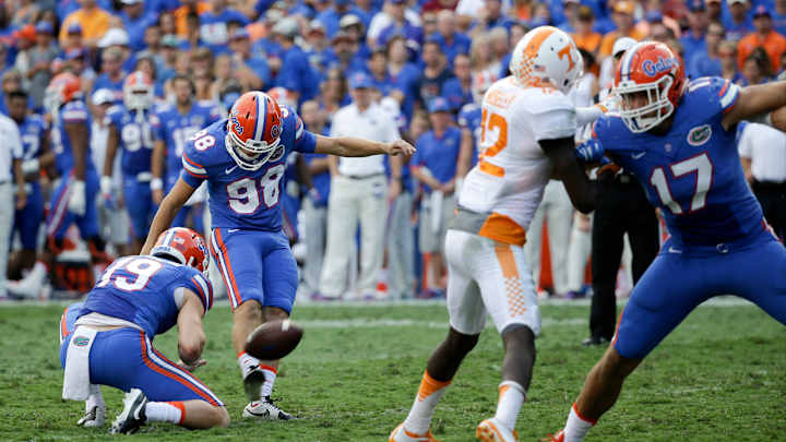 Florida holds 'all call' for kickers with Hardin, Powell out Florida holds 'all call' for kickers with Hardin, Powell out