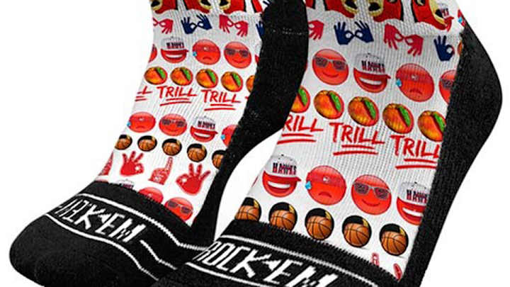 The Atlanta Hawks are selling team emoji socks