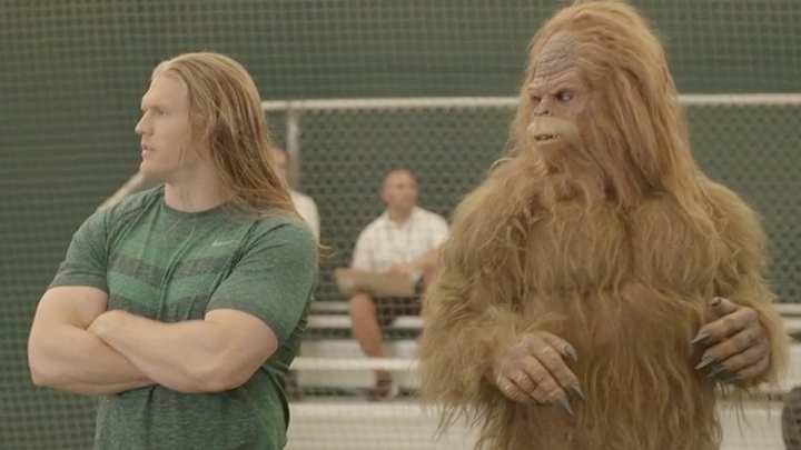 Sasquatch found an unlikely man-beast mentor: Clay Matthews Sasquatch found an unlikely man-beast mentor: Clay Matthews