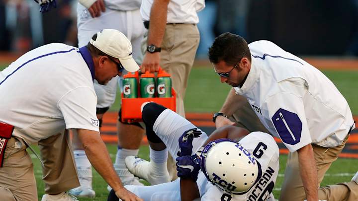 TCU star receiver Doctson seeing specialist for wrist