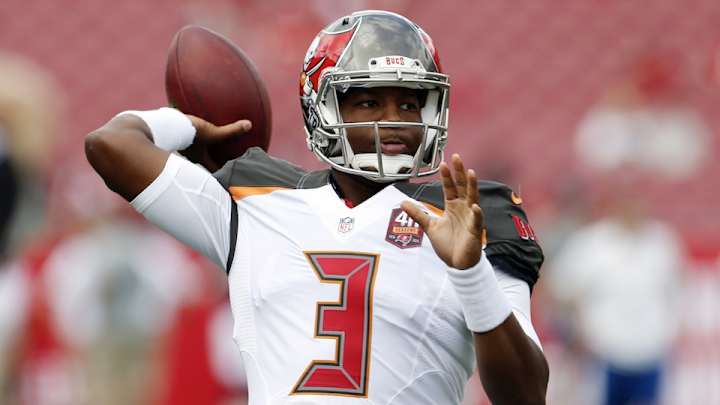 Video: Jameis Winston’s first career pass is a pick-six Video: Jameis Winston’s first career pass is a pick-six