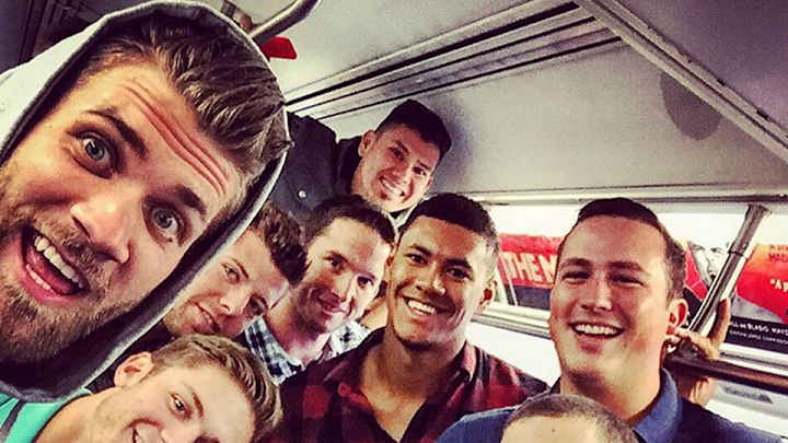 Bryce Harper, Nationals ride subway back from Citi Field