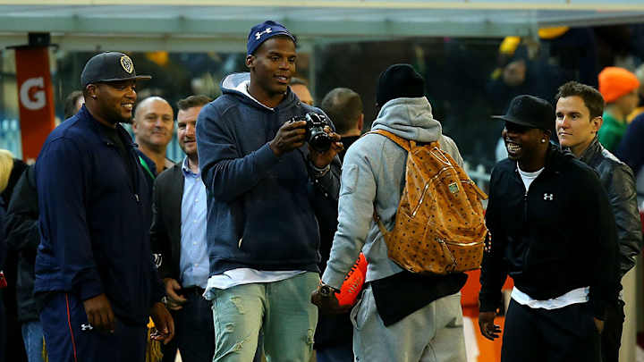 Cam Newton went to Australia to try playing Aussie rules football