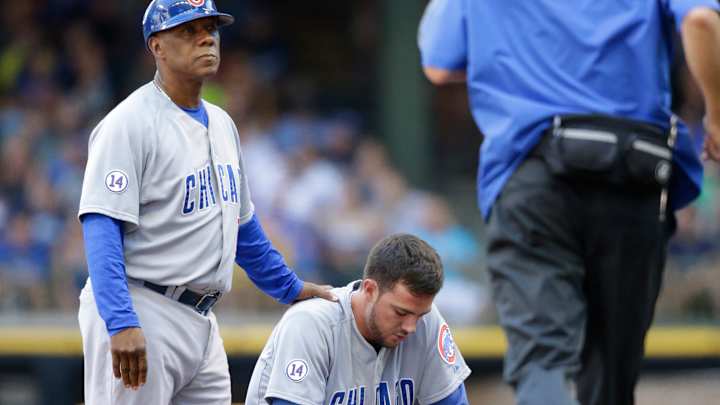Cubs rookie Kris Bryant leaves game after headfirst slide Cubs rookie Kris Bryant leaves game after headfirst slide