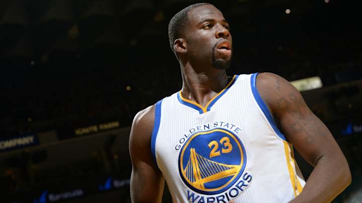 Draymond Green shows off Warriors WWE Championship belt