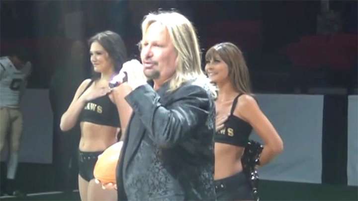 Watch: Vince Neil sings strangely cavalier National Anthem