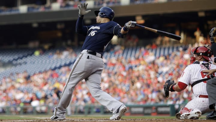 Harang struggles again as Phillies fall to Brewers 9-5