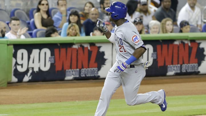 Watch: Cubs' Junior Lake prompts bench-clearing with 'hush' gesture