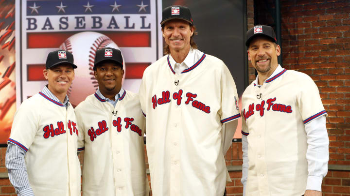 Johnson, Martinez, Smoltz and Biggio ready to enter Hall Johnson, Martinez, Smoltz and Biggio ready to enter Hall