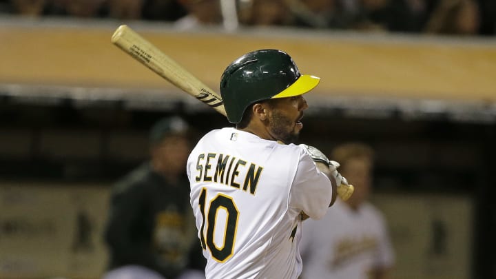 Semien homers to push A's past O's 5-0