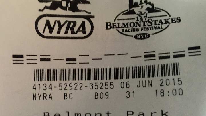 Most $2 win bets on American Pharoah in Belmont uncashed